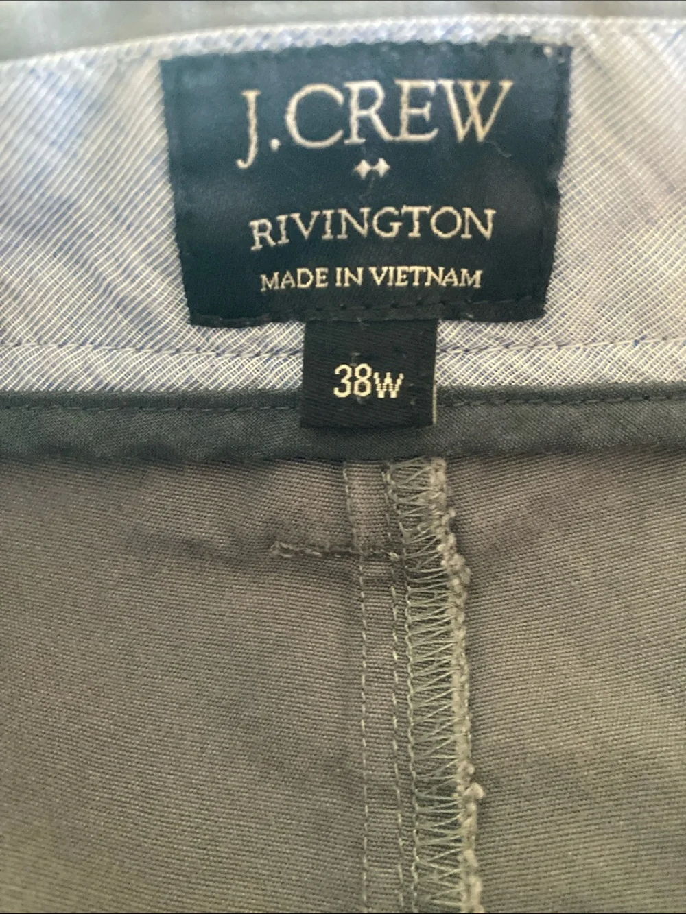 Men J. Crew Rivington gray shorts size 38
